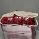 2 Packs Burgundy Polyester Table Clothes for 4 Foot Rectangle Tables, Wrinkle Free Fitted Table Cover 4ft Stretch Tablecloths with Skirt for Parties Weddings Birthday Banquet Baby Shower