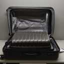 COOLIFE Expandable Suitcase PC ABS TSA Luggage 3 Piece Set Lock Spinner Carry on (gray)