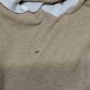 BAYAMO Mens Polo Sweater V Neck Long Sleeve Pullover Sweater Casual Knit Textured Sweater (3X-Large, Khaki)