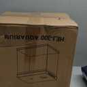 Fish Tank, 4 Gallon Nano-Aquarium, Upgrade Filter System and LED Light, for Freshwater & Marine, Filter Balls Included (4 Gal)