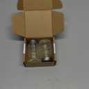 Retro Style Salt and Pepper Shakers with Stainless Tops (2)
