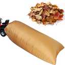 Large Lawn Tractor Leaf Collection Bag with Large Capacity Compatible with Ride-in Lawn Mowers-Two Bags Material Collection Systems,97 inch ST95000 Fast Opening Leaf Bags