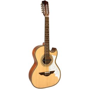 H. Jimenez LBQ2E El Musico (The Musician) Full Body Bajo Quinto Acoustic-Electric Guitar Natural