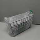 ZUSHALLMY 4 Pack Hanging Kitchen Baskets, Adhesive Wire Wall Storage Basket, No Drilling Hanging Fruit Baskets, Cabinet Door Organizer for Kitchen Bathroom Pantry, Upgrade Super-sized Adhesive (4)