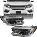 Huray 2-Pin Headlights for Honda Pilot 2016-2018/Ridgeline 2017-2020 | 33150-TG7-A02 33100-TG7-A02 OE Head Lamp Replacement Pair