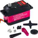 DS51160 160KG RC Servo Motor Waterproof Large High Torque Digital Servos Full Metal Gear 24V for RC Plane Quadcopter Helicopter Robotic Arm (180)