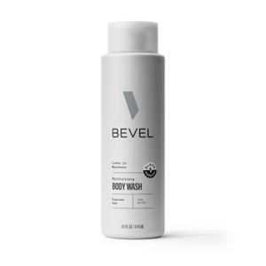 Bevel Moisturizing Body Wash for Men - Supreme Oak Scent with Shea Butter, Vitamin B, and Coconut Oil, 16 Oz