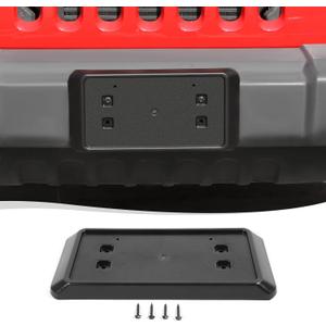 Voodonala for Jeep Wrangler JK JKU Front Plate License Bracket Front License Hanging Kits Compatible with Jeep Wrangler JK JKU 2015-2017