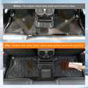powoq Floor Mat Compatible with 2021-2025 Jeep Wrangler JL 4XE 4 Door Trunk Mat Backrest Mat TPE Replacement for 21-25 Jeep Wrangler JL Accessories (Fit 21-25 JL 4XE, Trunk Mat+Backrest Mat+Floor Mat)