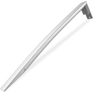 Upgraded W10806512 Refrigerator Door Handle w/Set Screw Compatible with Whirlpool Refrigerator, Stainless Steel Fridge Door Handle Replacement, Replace Part AP5982853, PS11703503