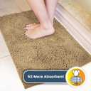 Muddy Mat® | Super Absorbent Door Mat Indoor, Microfiber Quick Dry Chenille Entryway Rug, Non-Slip Front Door Mat, Indoor Mats for Entryway, Machine Washable Pet Rug, Beige 24"x36"