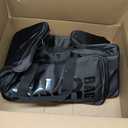 Sneaker Storage Bag Travel Duffel Bag with Shoe Compartment Waterproof Basketball Soccer Training Bag Multi-Function Sports Duffel Bags for Men and Women Travel Sports Fitness-Black