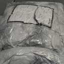 FinRec 6x9 Feet Grey Rugs for Living Room Bedroom, Soft Fluffy Area Rug, Non-Slip Solid Shag Rug for Nursery Kids Room Dorm Room Home Decor, Indoor Floor Carpet (Tie-dye Grey)