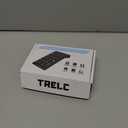 TRELC Wireless Numeric Keypad, Mini 2.4G 18 Keys Number Pad, Portable Silent Financial Accounting Numeric Keypad Keyboard Extensions with Wireless Mouse for Laptop, PC, Desktop, Notebook (White)