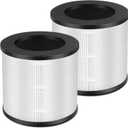 2 Pack Model 14 Replacement Filter for MA Air Puri-Fier Models 14/14B/14W, 3-in-1 Contains Pre-Filter and Activated Carbon Fi-lterr