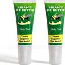 Carpenter Bee Traps for Outside, Brain's Bee Butter, 2 Pack Sticky Trap, Wood Bee Traps for Outside