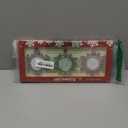 Christmas Photo Ornaments - 3.86" Snowflake Ornaments, Fits 2 inches inches Photos - Christmas Decorations - Xmas Tree Decorations with Clear Rhinestones (White 3 PCS) (Red,Silver)