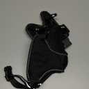 No-Pull Dog Harness, Adjustable Soft Padded Vest with Reflective Stripes, Medium, Black