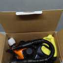 Handheld Steam Cleaner, Steam Cleaner with 16 PCS Accessory & Safety Lock, 500ML Capacity, Multi-Surface Deep Cleaning for Home, Car, Bathroom, Grout, Floor, Window (Orange)