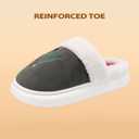 XIXITIAO Christmas Slippers Memory Foam Slippers for Women Warm House Slippers for Woman Cozy Fuzzy Bedroom Home Shoes for Indoor (4-5 Women/3-4 Men, Tree(green))