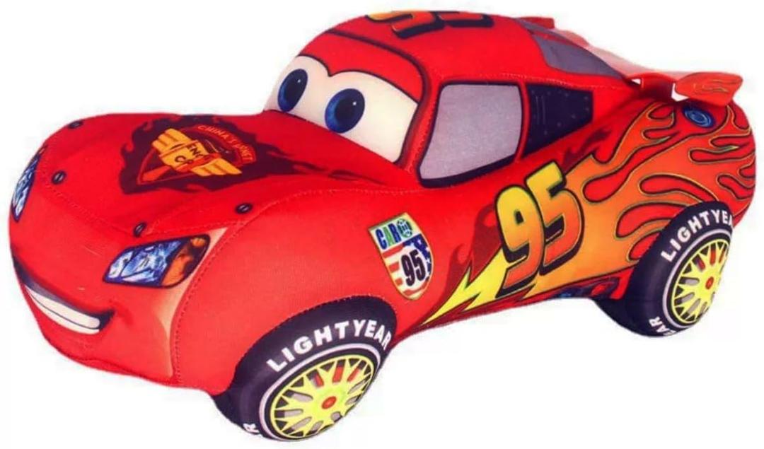 Movies Cars McQueen Plush Toy Car Pillows Birthday Christmas Kids Gifts (13.8inch McQueen A)