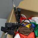 8FT Christmas Inflatable Outdoor Lighted Polar Bear & Penguins Carrying Dog Sleigh Decor, Sleigh-Riding Bear with a Candy Cane-Holding Penguin Yard Decor for Xmas Holiday, for Him, Her