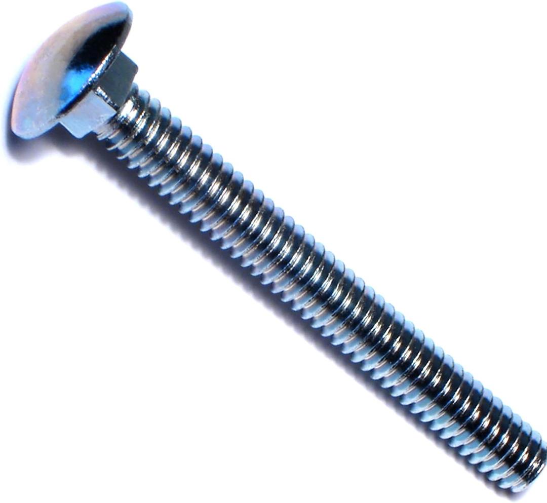 Hard-to-Find Fastener 014973230517 Carriage Bolts, 1/4-20 x 2-1/4, Piece-100, zinc