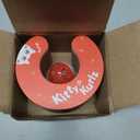 KITTY KURLZ Interactive Cat Toy & Cardboard Cat Scratcher, Collapsible Ball Track with Bell, Reversible Scratch Ring for Play, Chase and Lounge