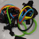 Portable ExerciseResi Bands11 Piece Set,Fitness Exercise Loop Bands,Carrying Case Ideal for Yoga,Home Fitness