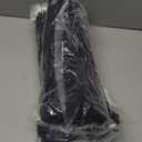 ALBO Black Zip Ties 12 Inch Long Zip Ties Plastic Cable Ties Thick 0.19 Inch 100 Pack Tie Wraps Heavy Duty 50lb UV Resistant Nylon Wire Ties for Indoor and Outdoor