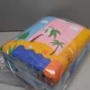 BATATADOCE Alphabet Rug for Classroom - ABC Rugs for Kids Playroom Educational Rug for Learning Alphabet,Numbers,Colors,Season and Animal Words Kids Play Mat for Classroom Bedroom,Blue,5x7 Feet