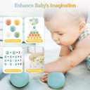 Crush-Proof Balls, BPA-Free Plastic Balls for Toddlers Indoor Play Non-Toxic and Safe. Works for playpens, Parties, Amusement Activities, Birthday and Christmas Occasions