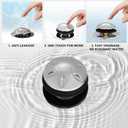 Tub Stopper, Bathtub Drain Stopper Replacement for Tip Toe/Trip Lever/Lift&Turn Bathtub Drain, Detachable Pop Up Bath Tub Drain Stoppers for 1.5" to 1.78" Drain Holes, Chrome Plated