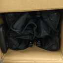 VIVOSUN Collapsible Folding Wagon, 350 lb Load-Bearing Outdoor Utility Cart with Silent Universal Wheels, Cup Holders &Side Pockets, Adjustable Handle, for Camping, Garden, Sports, Picnic, Shopping (Black)