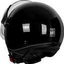 Yesmotor 3/4 Motorcycle Helmets Retro Open Face Vespa Scooters Helmet with Clear Visor for Men and Women- DOT Approved