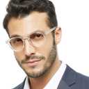 OCCI CHIARI Stylish Round Reading glasses for Men Women Lightweight Comfort Readers +6.0