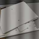 14'' * 18'' Recessed Medicine Cabinet Wall Niche Wood, 2-Tier Bathroom Niche Insert for Drywall, in Wall Shelf Medicine Cabinets Replacement, for Living Room, Bathroom Storage (Chalk White)