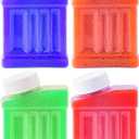 Gel Balls Blaster Ammo Splat Refill(7-8 mm, 4 Bottles, 120,000 Pieces), Orby Gun 7.5mm Bullets Gel Splatter Blaster Refill, Compatible with Gel Gun Blaster, for Ages 14+, Multicolored