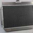 3 Row Aluminum Radiator Compatible For Chevy Bel Air Impala El Camino Biscayne 63-68 64 65 66 67 3 Core Full Aluminum Radiators