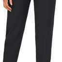 Naivlizer Scrub Pants for Women Jogger Pants Medical Uniform with 5 Pockets (Small, Sp-black)