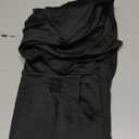 Table Covers for 6 Foot Tables, Black Washable and Wrinkle Resistant Stretch Tablecloths Rectangle 6ft for Events, Wedding, Banquets, Parties (72" x 30") (Rectangular)