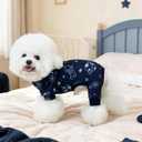 XPUDAC 4 Pack Dog Pajamas for Small Dogs, Soft Dog Onesie, Comfy Puppy Clothes Lightweight Pet Pjs Outfit Pet Clothes for Boy, 2XL