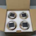 ROSHWEY 4 Pack Solar Lanterns Outdoor Waterproof, Gifts for Women 30 LED Garden Decor Hanging Solar Lights Decorative Backyard Decorative Lighting for Patio Trees Pathway Yard