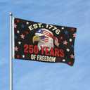 250th Anniversary Flag 3x5 Ft USA 1776-2026 Anniversary Eagle Flag