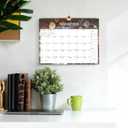 3 x Calendar 2025-2026 - Durable Thick Paper, Includes July 2025 to December 2026, 11 x 8.5 Inches for Home & Office Planning With Holiday Marking Stickers (B)