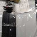 Clear Acrylic Baby Gate, 30.7" Tall, 29.5-37.8" Wide, Black