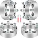 4pcs 2" Inch 6x5.5 to 6x5.5 Wheel Spacers Adapters 14x1.5 Studs 6x139.7 for 6 Lug for GMC for Yukon/Yukon Xl/Sierra 1500, for Chevrolet for K1500/Express 1500, for Cadillac for Escalade