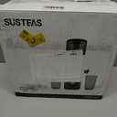 SUSTEAS Cold Press Juicer Machines, 5.3" Feed Chute(50oz Capacity), 300W Slow Masticating Juice Extractor for Whole Fruits and Vegetables, Automatic Feed, High Juice Yield,Easy to Clean, Silver gray