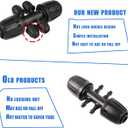 1/2 Inch to 1/4 Inch Tubing Irrigation Fittings for (1/2'' ID x 0.60''-0.63'' OD) 16mm Drip Tubing,Locked Barbed Tee Connectors (20 Pcs Barbed Tee 6-Way)