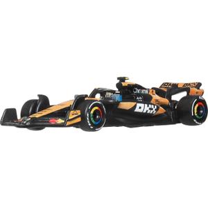 Hot Wheels 1:64 Scale Premium Die-Cast Formula 1 Collectible Toy Race Car with Real Riders Tires & Metal/Metal Body & Chassis